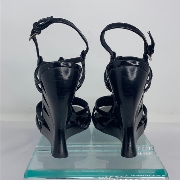 Donald J Pliner Sz 7.5M Bambi High Wedge Sandals - Picture 6 of 11